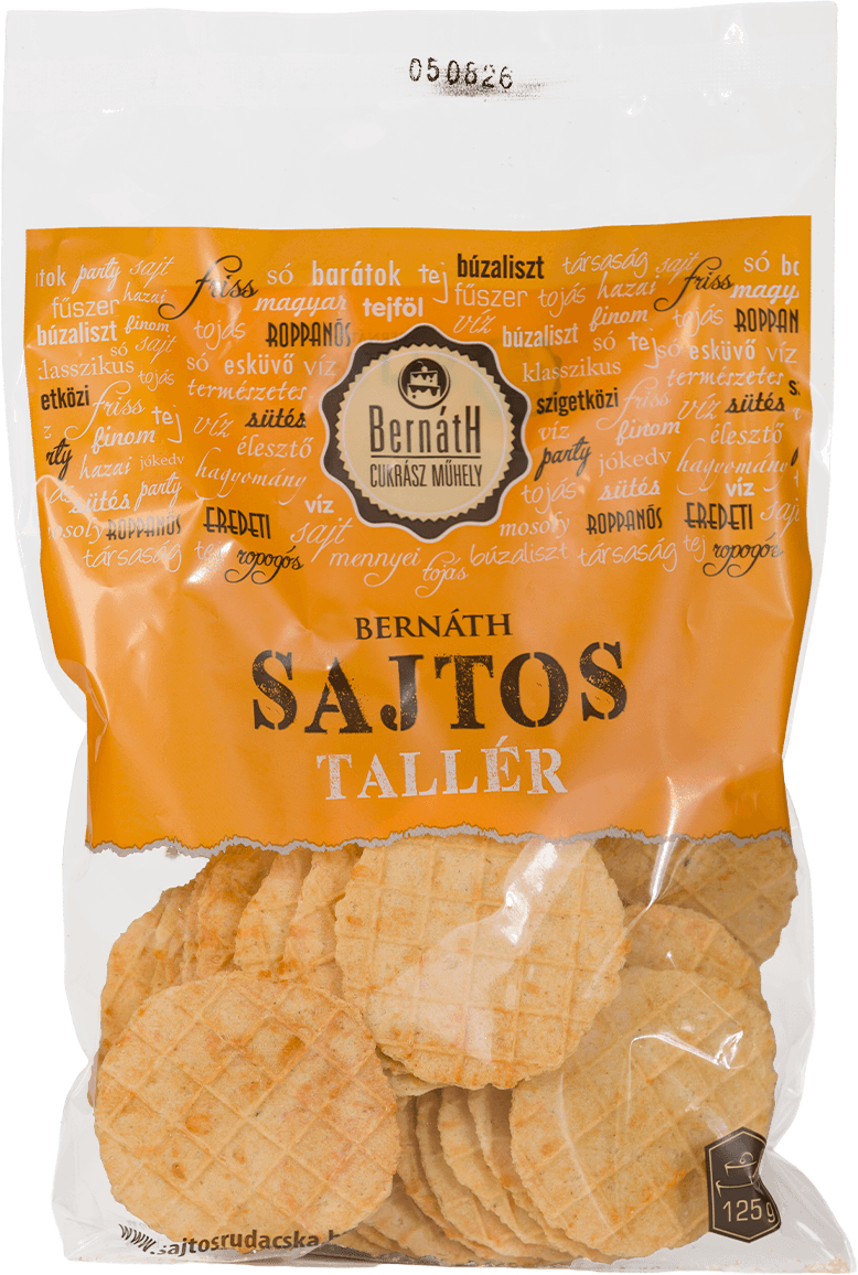 Sajtos Tallér - Zacskós - 125g